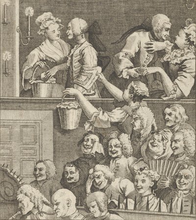 The Laughing Publikum, CA. 1800. af Dent