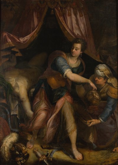Judith med hovedet af Holofernes af Denys Calvaert