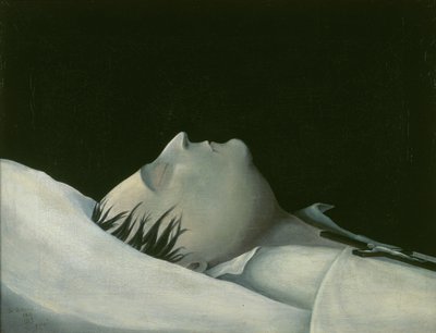Napoleon på sit dødsleje på Sankt Helena, 1821 af Denzil O. Ibbetson