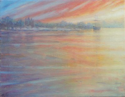 Af Chapman, Stockholm, 2022 (Oil on Canvas) af Derek Hare