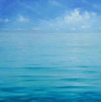Sky over vand af Derek Hare