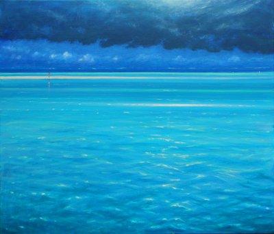 Dreams Of Paradise, 2020 (Olie on Canvas) af Derek Hare