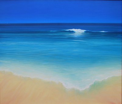 Incoming Wave, 2000 (Olie on Canvas) af Derek Hare