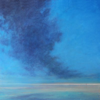 Rising Cloud, 2021 (Olie on Canvas) af Derek Hare