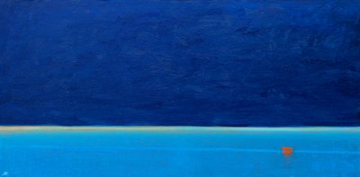 The Red Boat, 2012 (Olie on Canvas) af Derek Hare