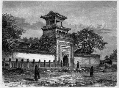 Moské i Pekin (Beijing) i 1870