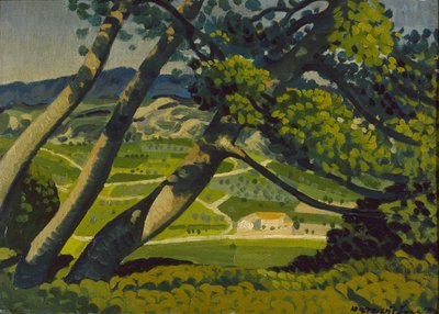 Træer, Provence, 1912 af Derwent Lees