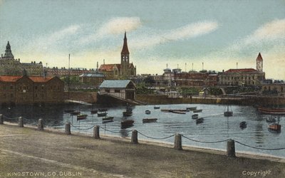 Dun Laoghaire Kingstown, County Dublin, Irland farvet foto af Desire Chaineux