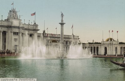 Neptuns springvand, Trans-Mississippi Exposition, 1898 af Detroit Photographic Co.