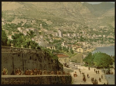 Generel udsigt, Monte Carlo, Riviera, Monaco af Detroit Publishing Co.