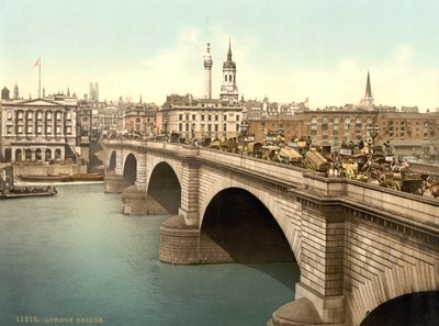 London Bridge, ca. 1890-1900 af Detroit Publishing Co.