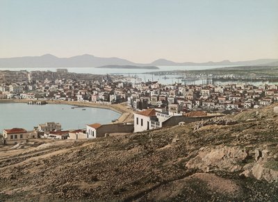 Havn i Piræus, 1905 af Detroit Publishing Co.