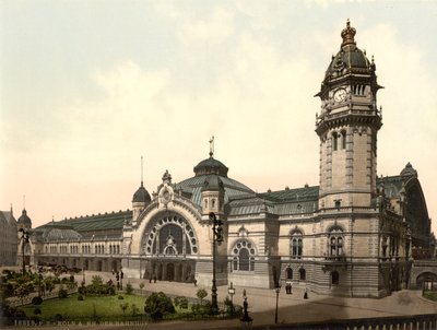 Jernbanestation, Köln, Tyskland, ca. 1900 af Detroit Publishing Co.