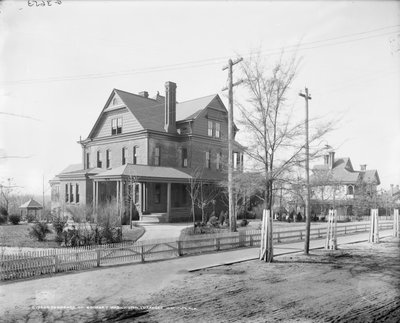 Bopæl for Booker T. Washington, Tuskegee Institute, ca. 1906 (s/h-foto) af Detroit Publishing Co.