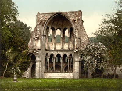 Ruinerne af Heisterbach Abbey, Nordrhein-Westfalen, Tyskland, ca. 1900 af Detroit Publishing Co.