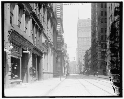 Wood Street, kigger østpå, Pittsburgh, Pa. af Detroit Publishing Co.