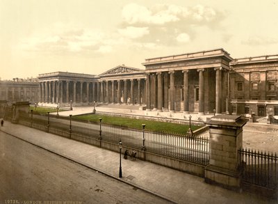 British Museum, London, ca. 1890-1900 (fotokrom) af Detroit Publishing Co.