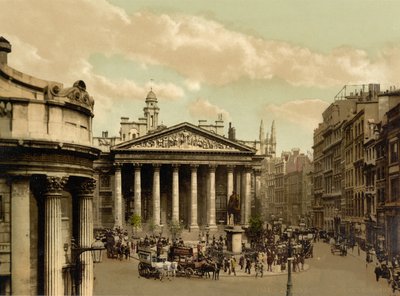 Royal Exchange, London,, ca. 1890-1900 (fotokrom) af Detroit Publishing Co.