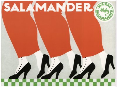 Salamander sko, 1912 af Deutsch