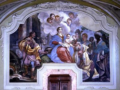 Tilbedelse af Magi, fra Refektoriet af Diacinto Fabbroni