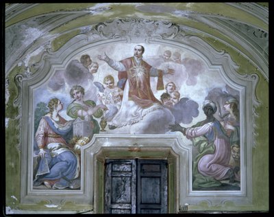 Apoteosen af Skt. Ignatius af Loyola (ca. 1491-1556) fra refektoriet af Diacinto Fabbroni