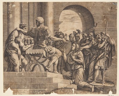 Scipios afholdenhed af Diana Scultori