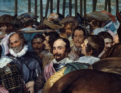 Breda "s surrender. At the end of the siege of Bredadani af Diego Velázquez