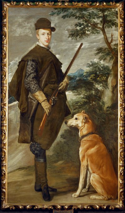 Kardinal-Infante Ferdinand af Østrig (maleri på lærred) af Diego Rodriguez de Silva y Velazquez