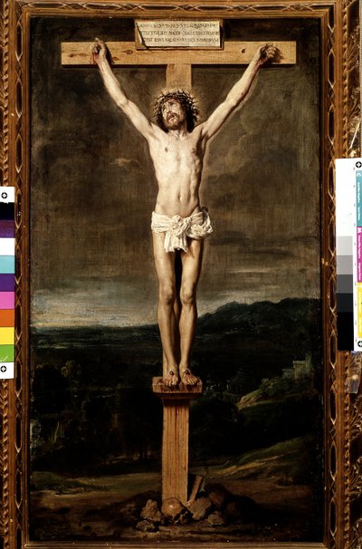 Korsfæstelse (olie på lærred af Diego Velázquez
