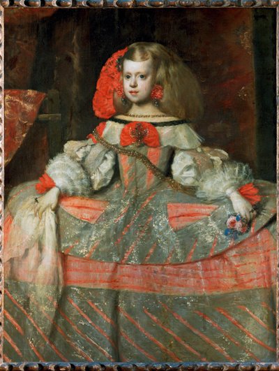 Infanta Margarita Teresa (maleri på lærred) af Diego Rodriguez de Silva y Velazquez