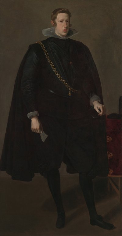Filip IV, konge af Spanien, ca. 1624 (olie på lærred) af Diego Velázquez