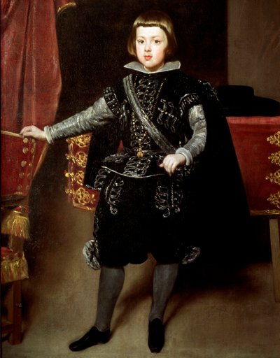 Portræt af Baltasar Carlos fra Spanien (olie på lærred af Diego Velázquez