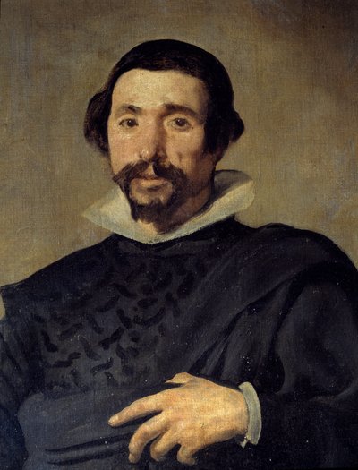 Portræt af Pablo-narren fra Valladolid. Detalje. Maleri af Diego Rodriguez de Silva y Velasquez (1599-1660), omkring 1636-1637. Olie på lærred. Mål: 2,09 X 1,23m. Madrid, Musee Du Prado af Diego Velázquez