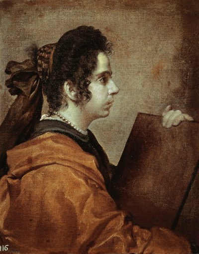 Sibilla (Juana Pacheco), ca. 1632 (olie på lærred) af Diego Rodriguez de Silva y Velazquez