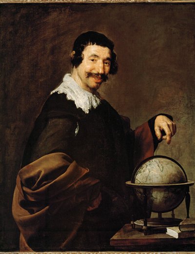 The Geographer (maleri på lærred) af Diego Rodriguez de Silva y Velazquez