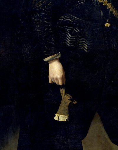 Spædbarnet Don Carlos Portræt af Don Carlos (1607-1632), bror til kong Philip IV. Detalje. Maleri af Diego Rodriguez de Silva y Velazquez dit Diego Velasquez (1599-1660) af Diego Velázquez