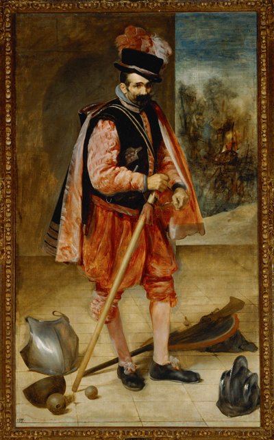 Gøgleren kendt som Don Juan de Austria ... (maleri på lærred) af Diego Rodriguez de Silva y Velazquez