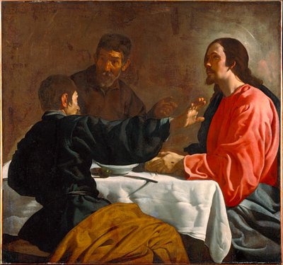 Aftensmaden i Emmaus af Diego Rodriguez de Silva y Velazquez