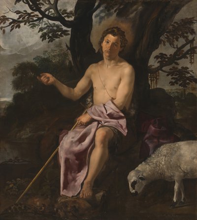 Johannes Døberen i ørkenen, ca. 1622. af Diego Velasquez