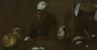 Køkkenscene af Diego Velázquez