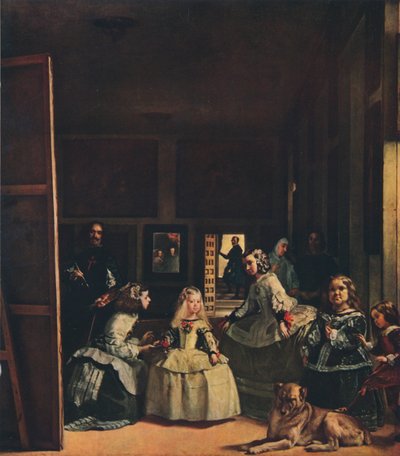 Las Meninas, eller familien af Felipe IV, c1656 af Diego Velázquez
