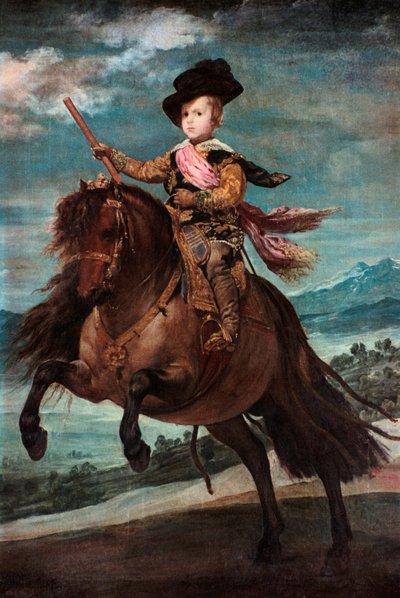 Prins Baltasar Carlos til hest, 1635-36. af Diego Velázquez