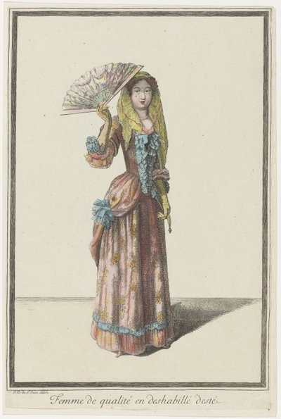 Kvinde af kvalitet i sommer negligee (titel på objekt) af Dieu de Saint Jean