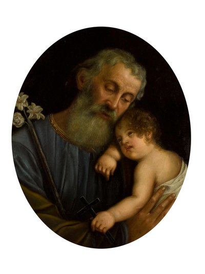 Joseph og barn af Diodato Massimo
