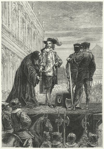 Henrettelse af kong Charles I, 1649 af Diogene Ulysse Napoleon Maillart