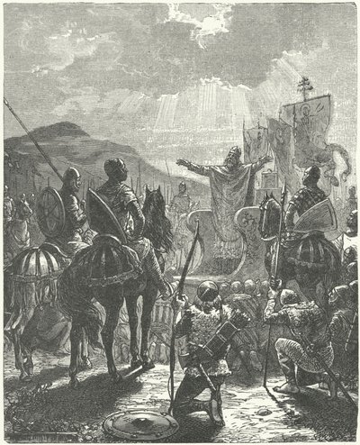 Pave Innocentius III prædiker det albigensiske korstog af Diogene Ulysse Napoleon Maillart