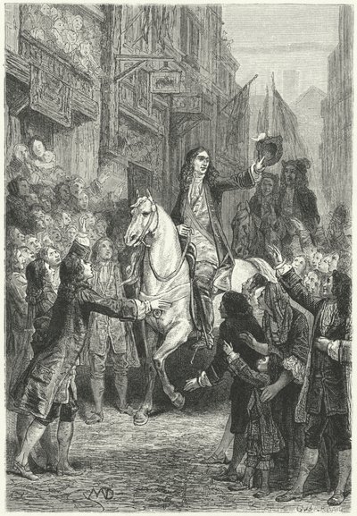 William III på vej ind i London af Diogene Ulysse Napoleon Maillart