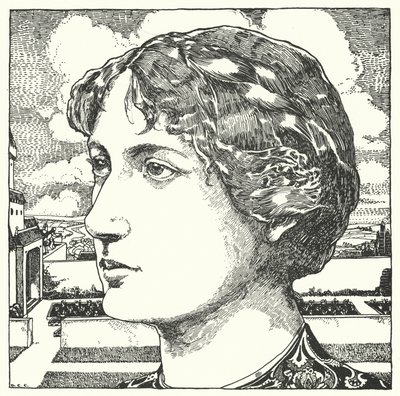 Den gode tante (gravering) af Dion Clayton Calthrop