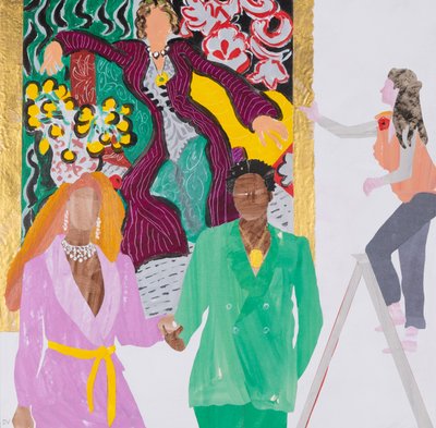 Glamour, 2020 (collage) af Dione Verulam