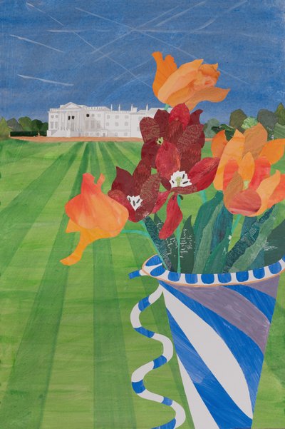 Hjem, Gorhambury (collage) af Dione Verulam